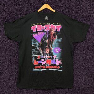 WWE Iyo Sky Over the Moonsault! Glitter T-Shirt Size Large
